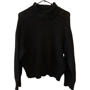 Zara Black Turtleneck Women's Sweater